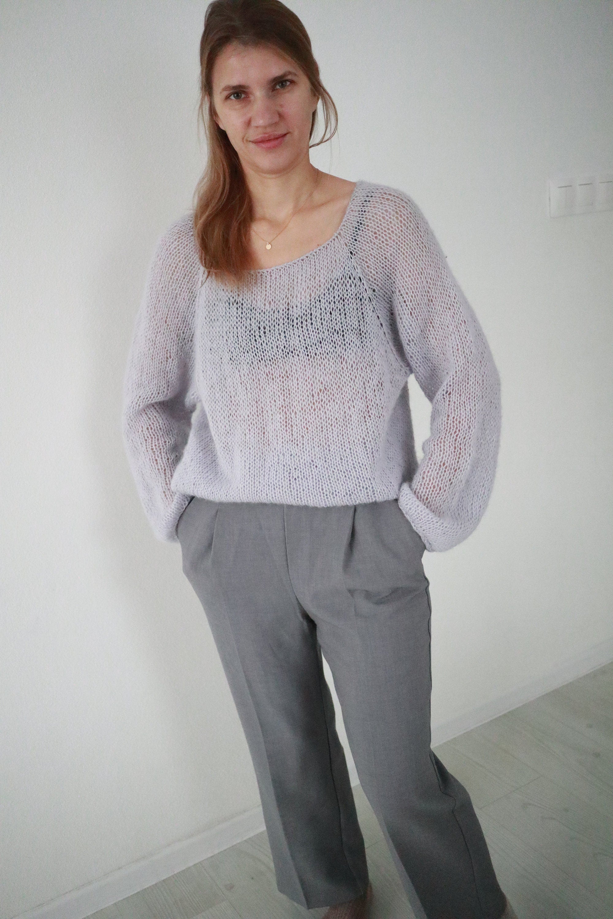 Knitted Sweater, Oversized knitwear, Hand Knitted