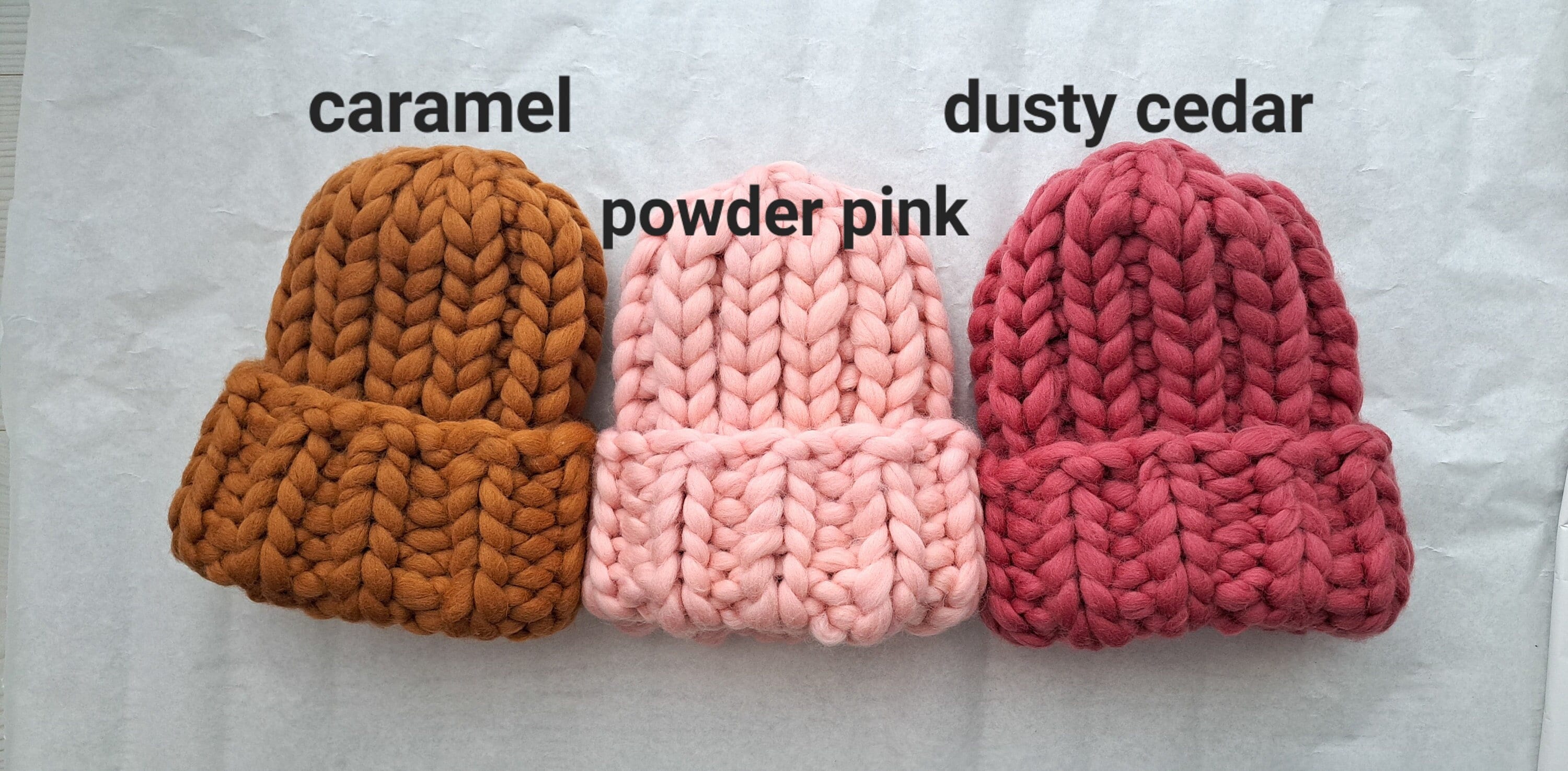 Super Chunky Knit Merino Wool Hat: Winter Beanie