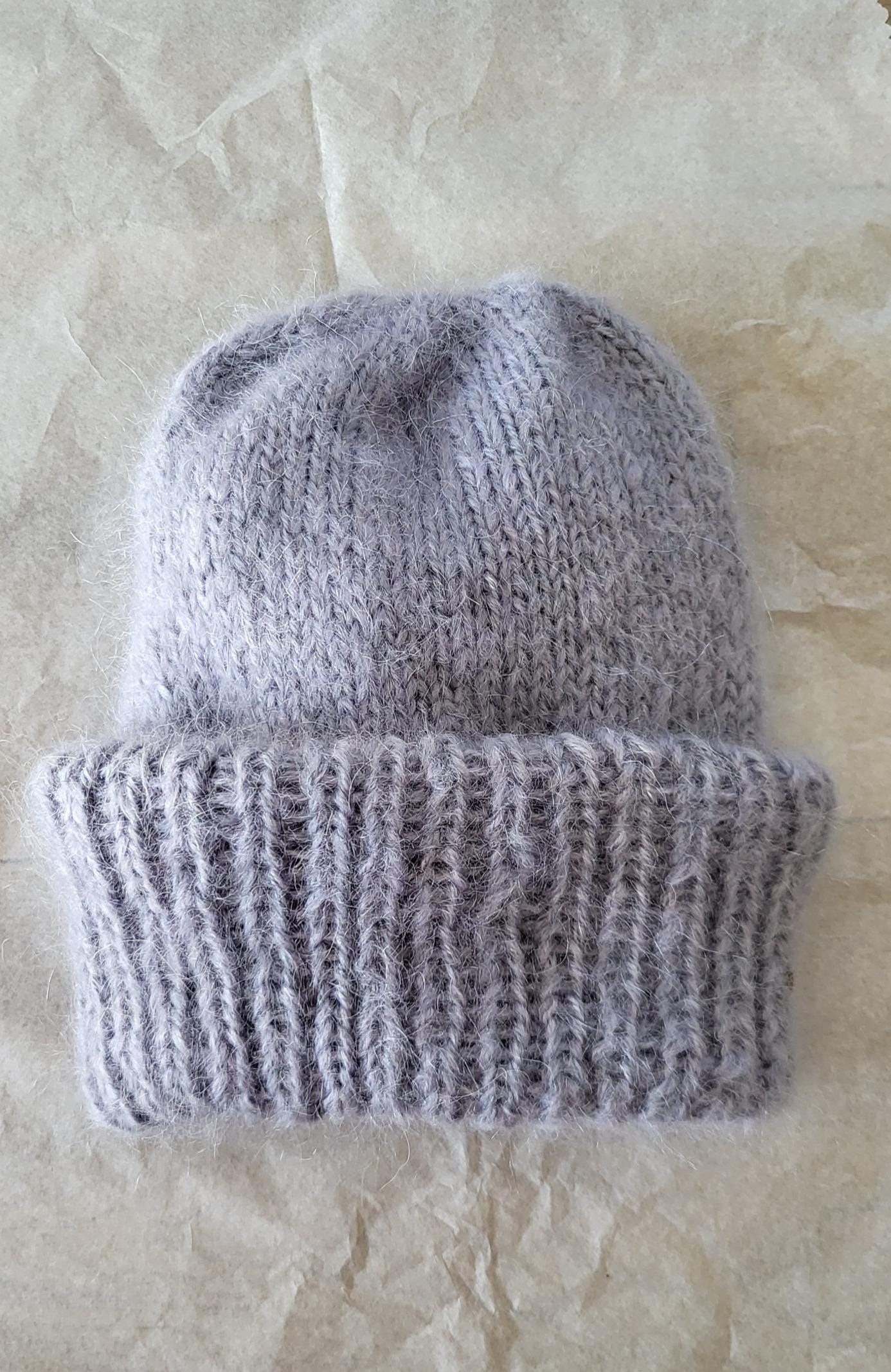 Chunky Knit Mohair Beanie: Women's Winter Hat