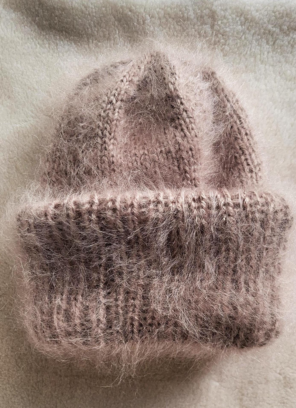 Chunky Knit Mohair Beanie: Women's Winter Hat