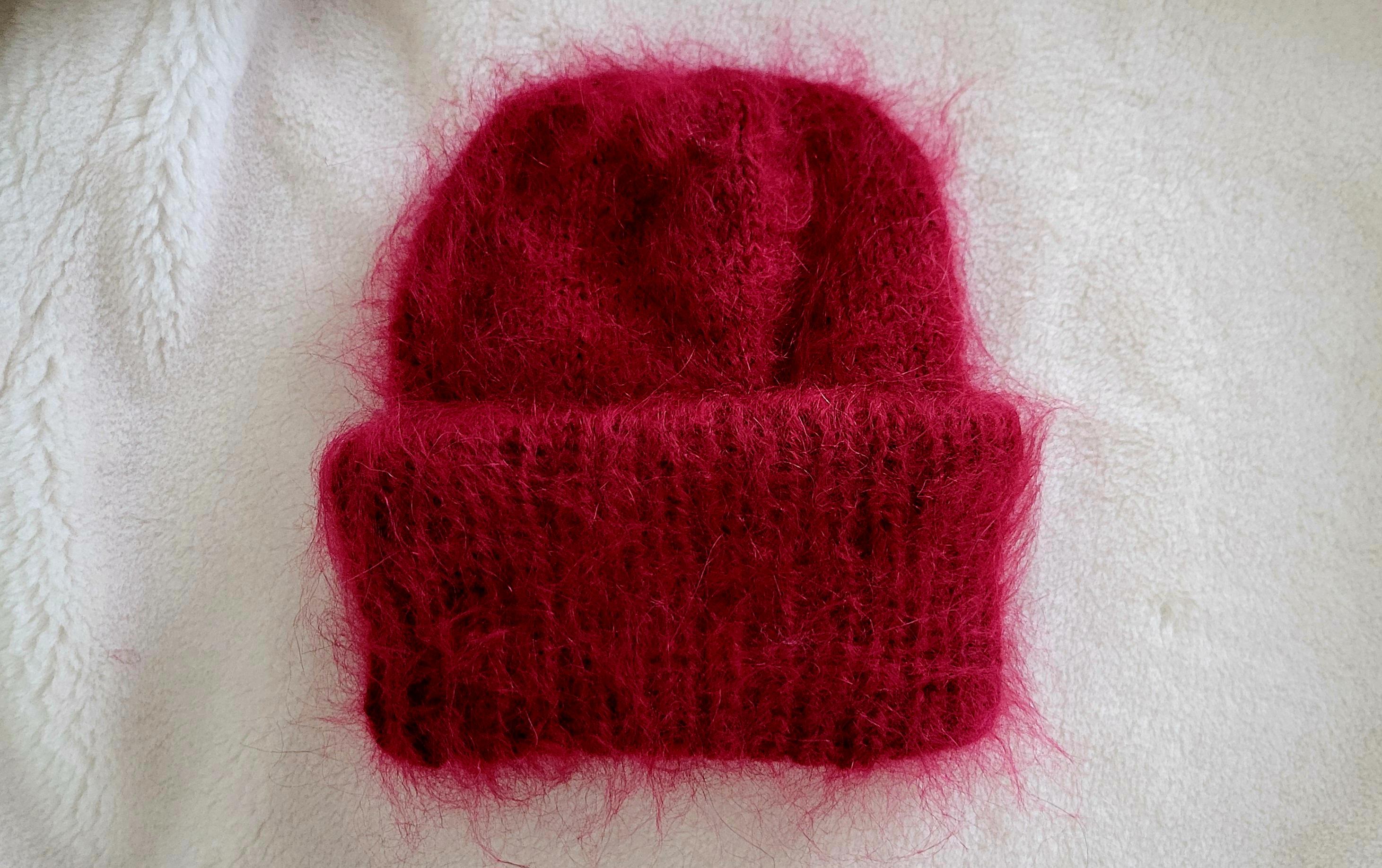 Chunky Knit Mohair Beanie: Women's Winter Hat