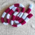 Hand-Knitted Mohair Silk Scarf: Skinny, Soft, and Long