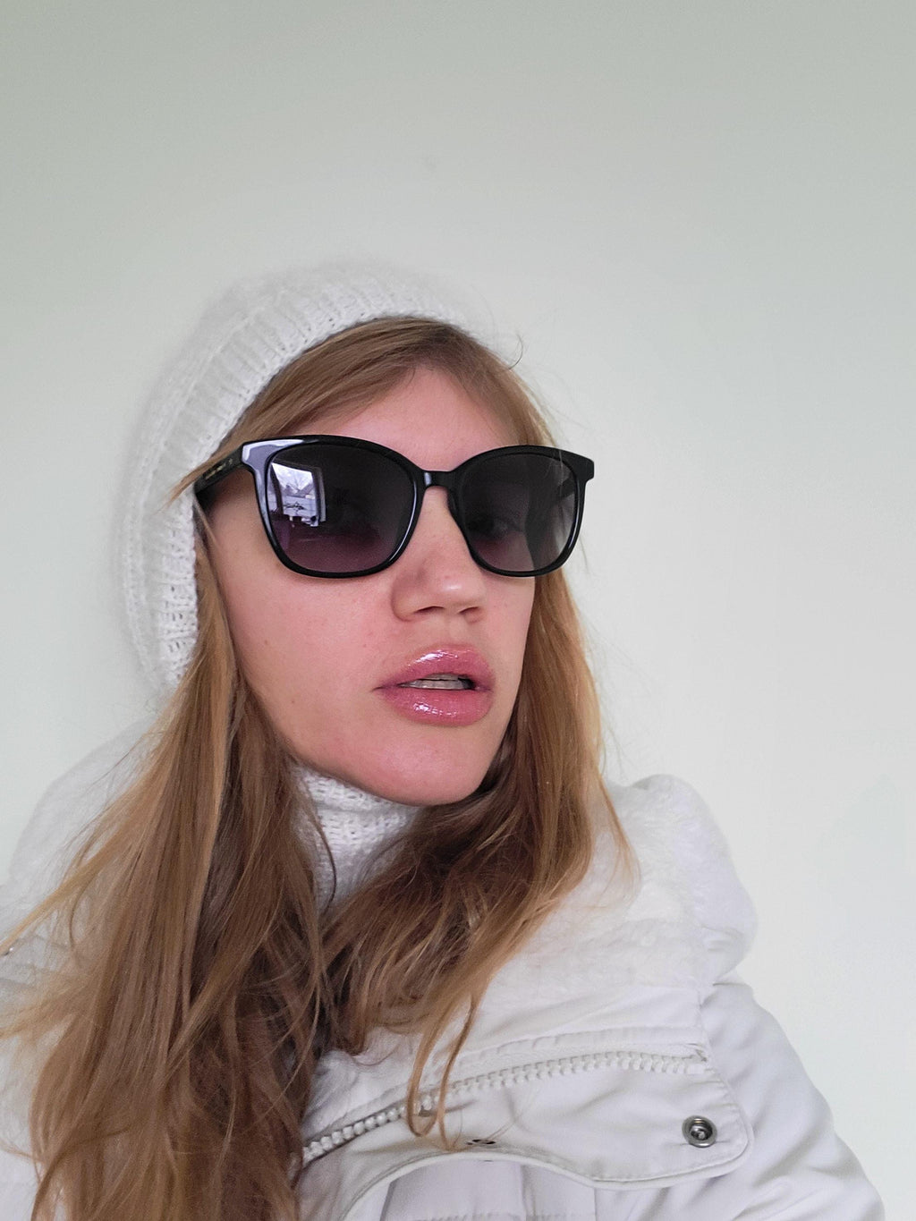 Handmade Merino Wool Balaclava Hood: Mohair Knit Cowl